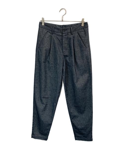 ARMANI EXCHANGE（アルマーニ エクスチェンジ）ARMANI EXCHANGE (アルマーニ エクスチェンジ) タックパンツ ネイビー サイズ:29の古着・服飾アイテム