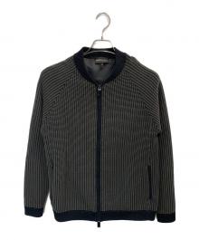 EMPORIO ARMANI（エンポリオアルマーニ）の古着「ジップブルゾン」｜ブラック