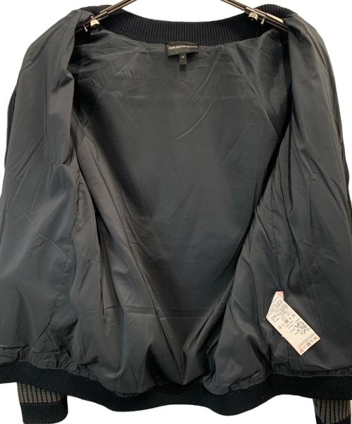 EMPORIO ARMANI（エンポリオアルマーニ）EMPORIO ARMANI (エンポリオアルマーニ) ジップブルゾン ブラック サイズ:44の古着・服飾アイテム