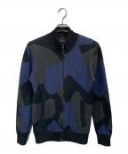 ARMANI EXCHANGEアルマーニ エクスチェンジ）の古着「ニットジャケット」｜ネイビー