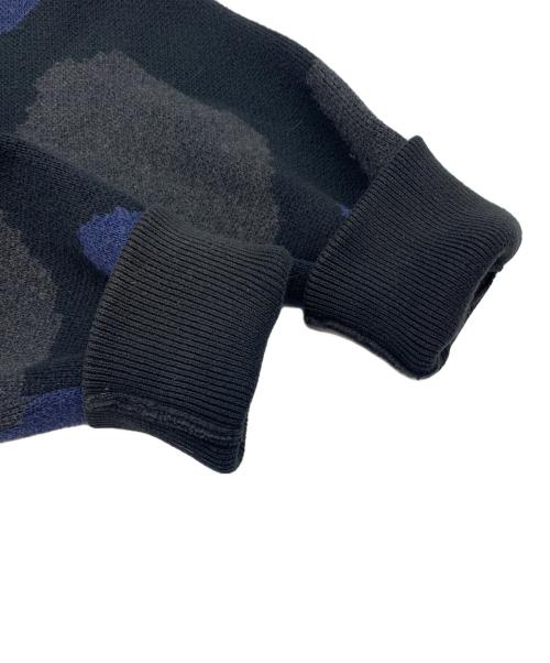 ARMANI EXCHANGE（アルマーニ エクスチェンジ）ARMANI EXCHANGE (アルマーニ エクスチェンジ) ニットジャケット ネイビー サイズ:USA XSの古着・服飾アイテム