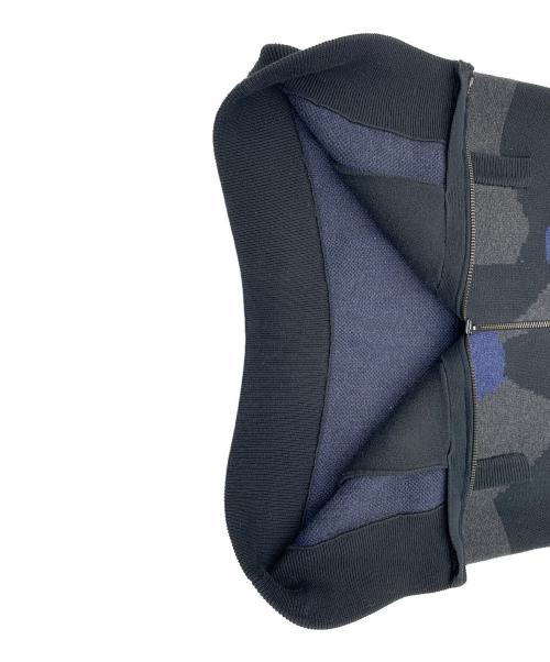 ARMANI EXCHANGE（アルマーニ エクスチェンジ）ARMANI EXCHANGE (アルマーニ エクスチェンジ) ニットジャケット ネイビー サイズ:USA XSの古着・服飾アイテム