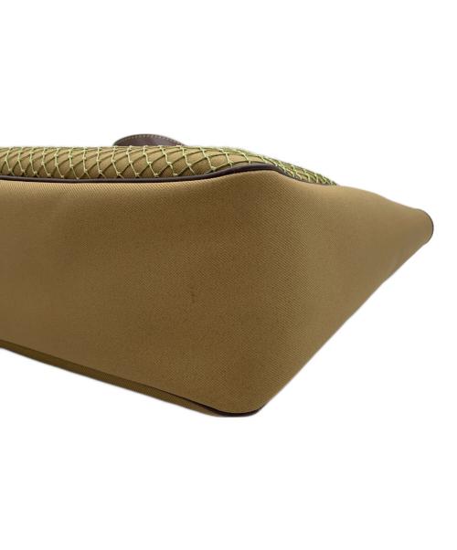 HUNTING WORLD（ハンティングワールド）HUNTING WORLD (ハンティングワールド) トートバッグ ブラウンオリーブの古着・服飾アイテム