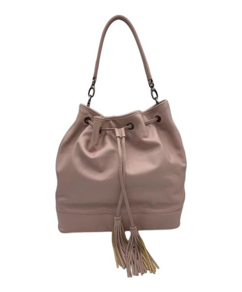 POPCORN（ポップコーン）POPCORN (ポップコーン) 巾着バッグ ピンクの古着・服飾アイテム