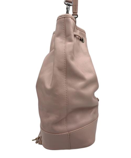 POPCORN（ポップコーン）POPCORN (ポップコーン) 巾着バッグ ピンクの古着・服飾アイテム