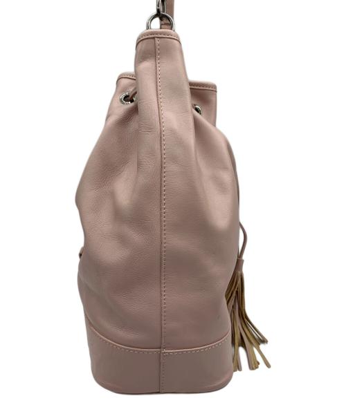 POPCORN（ポップコーン）POPCORN (ポップコーン) 巾着バッグ ピンクの古着・服飾アイテム