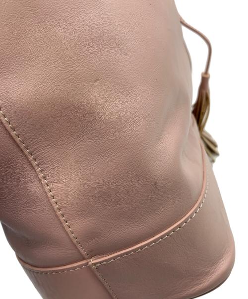 POPCORN（ポップコーン）POPCORN (ポップコーン) 巾着バッグ ピンクの古着・服飾アイテム