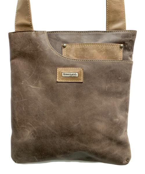 green land & NATURE（グリーンランド＆ネイチャー）green land & NATURE (グリーンランド＆ネイチャー) ショルダーバッグ ブラウンの古着・服飾アイテム
