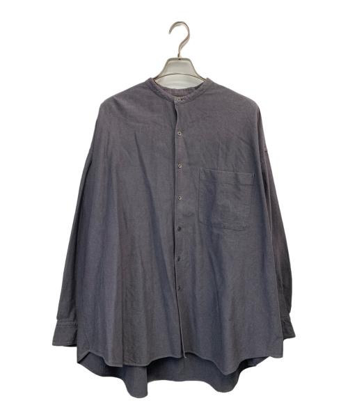 Graphpaper（グラフペーパー）Graphpaper (グラフペーパー) OVERSIZED BD PULLOVER SHIRT グレー サイズ:Ｆの古着・服飾アイテム