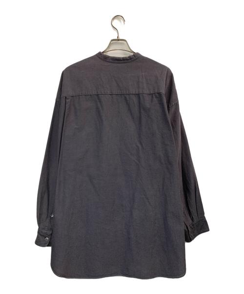 Graphpaper（グラフペーパー）Graphpaper (グラフペーパー) OVERSIZED BD PULLOVER SHIRT グレー サイズ:Ｆの古着・服飾アイテム
