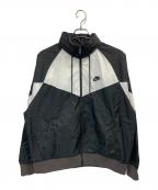 NIKEナイキ）の古着「フーデッドジャケット」｜ホワイト×ブラック