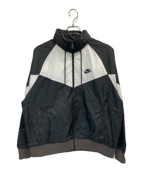 NIKE（ナイキ）NIKE (ナイキ) フーデッドジャケット ホワイト×ブラック サイズ:Lの古着・服飾アイテム
