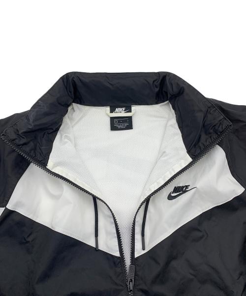 NIKE（ナイキ）NIKE (ナイキ) フーデッドジャケット ホワイト×ブラック サイズ:Lの古着・服飾アイテム