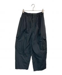 BABYLONE（バビロン）の古着「コットンナイロンカーゴパンツ」｜ブラック