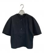STEVEN ALANスティーブンアラン）の古着「HALF DOLMAN SLEEVE SHIRT」｜ブラック
