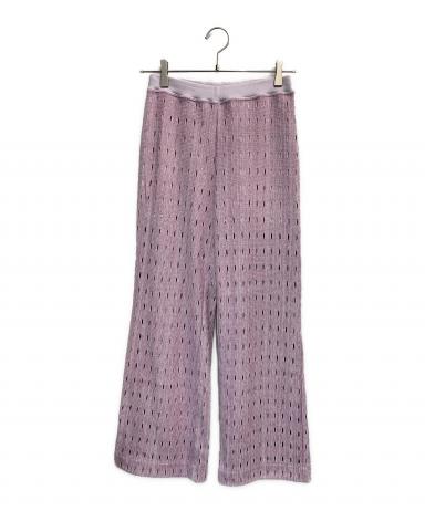 中古・古着通販】PHEENY (フィーニー) Hole russell wide pants ピンク