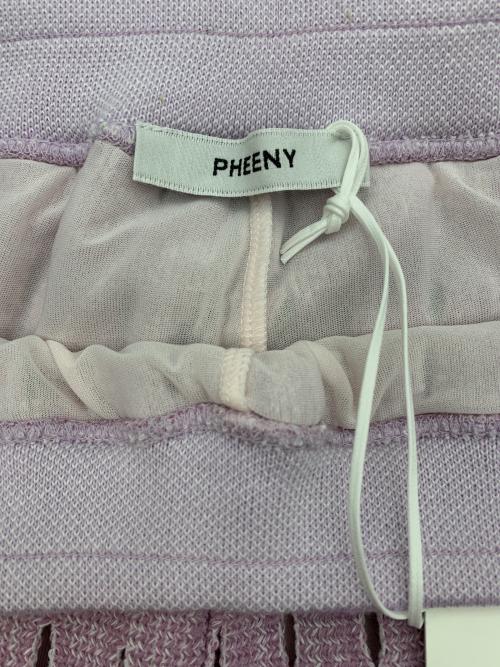 PHEENY（フィーニー）PHEENY (フィーニー) Hole russell wide pants ピンク サイズ:1の古着・服飾アイテム