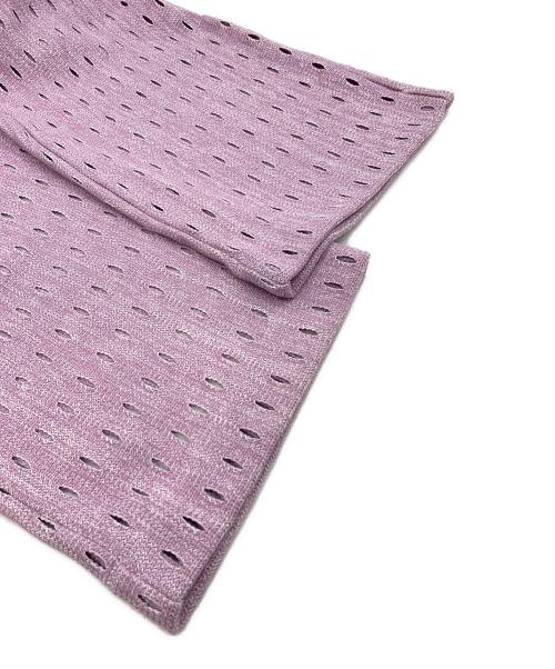 PHEENY（フィーニー）PHEENY (フィーニー) Hole russell wide pants ピンク サイズ:1の古着・服飾アイテム