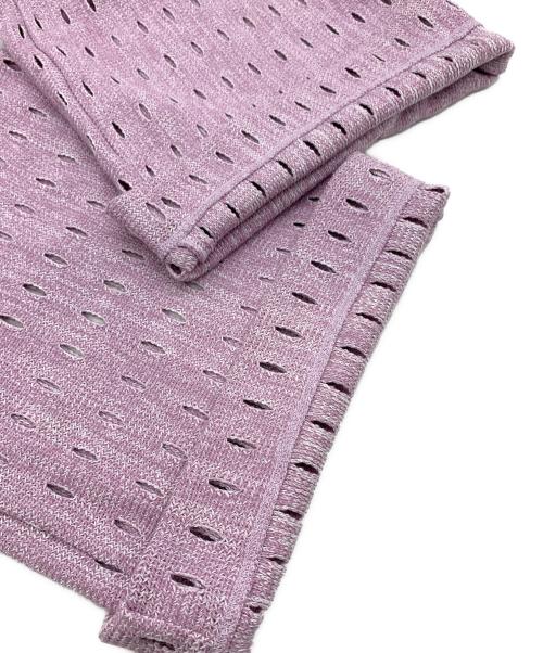 PHEENY（フィーニー）PHEENY (フィーニー) Hole russell wide pants ピンク サイズ:1の古着・服飾アイテム