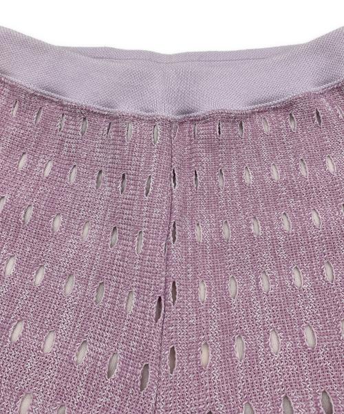 PHEENY（フィーニー）PHEENY (フィーニー) Hole russell wide pants ピンク サイズ:1の古着・服飾アイテム