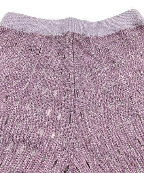 PHEENY（フィーニー）PHEENY (フィーニー) Hole russell wide pants ピンク サイズ:1の古着・服飾アイテム