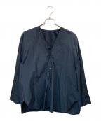 Plageプラージュ）の古着「長袖ブラウス」｜ネイビー