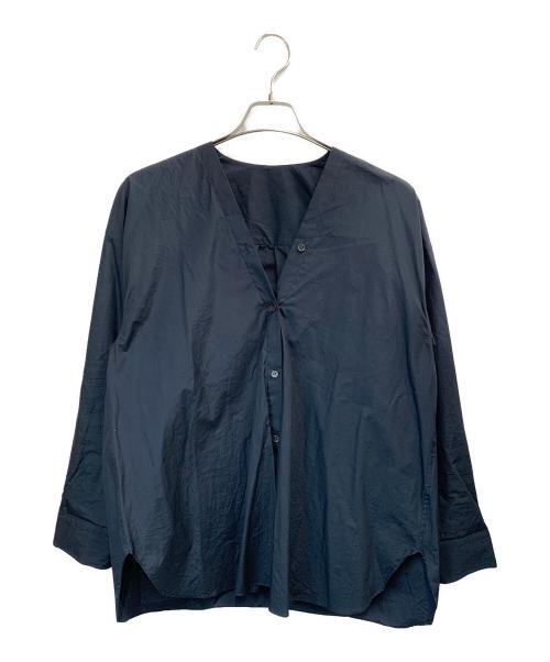 Plage（プラージュ）Plage (プラージュ) 長袖ブラウス ネイビー サイズ:Fの古着・服飾アイテム