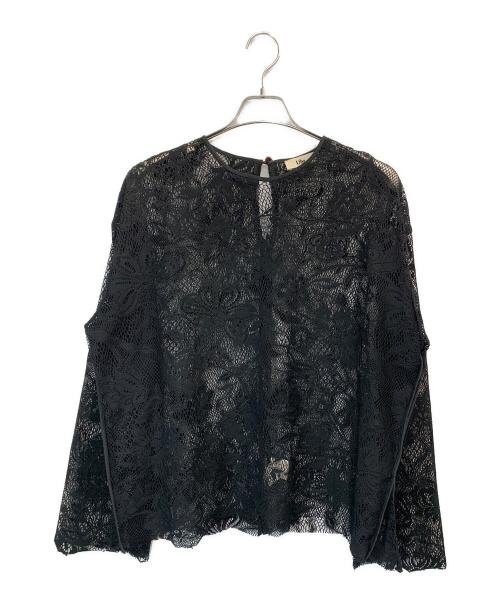 Uhr（ウーア）Uhr (ウーア) レースブラウス ブラック サイズ:Fの古着・服飾アイテム