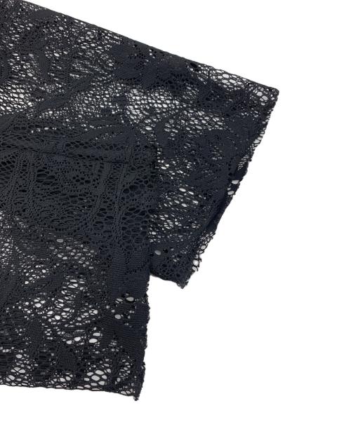 Uhr（ウーア）Uhr (ウーア) レースブラウス ブラック サイズ:Fの古着・服飾アイテム