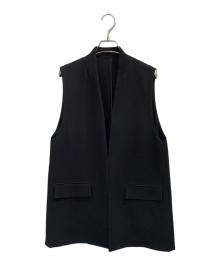 PLAIN PEOPLE（プレインピープル）の古着「ジレ」｜ブラック