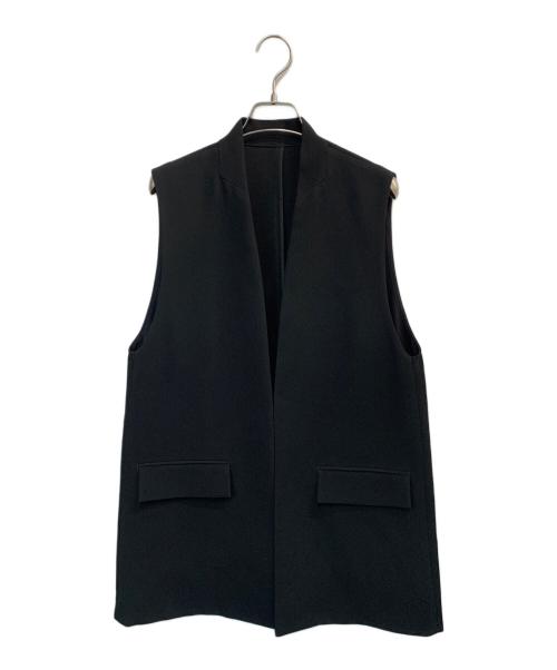 PLAIN PEOPLE（プレインピープル）PLAIN PEOPLE (プレインピープル) ジレ ブラック サイズ:3の古着・服飾アイテム