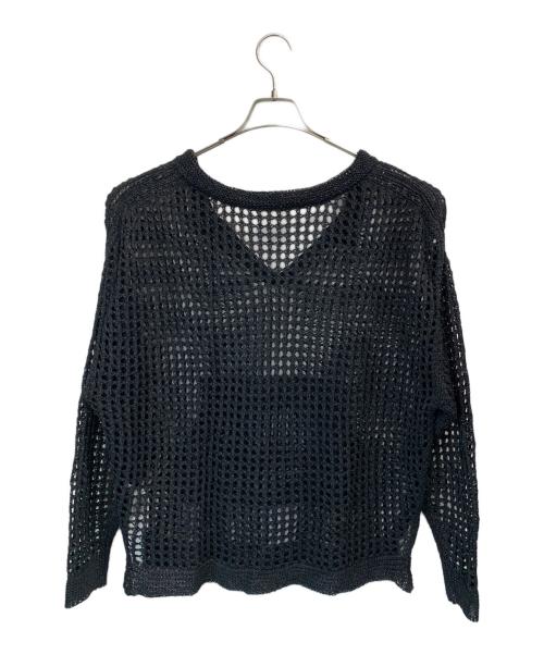 enrica（エンリカ）ENRICA (エンリカ) KNIT 128 ブラック サイズ:Fの古着・服飾アイテム