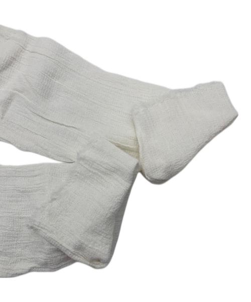 FRAMeWORK（フレームワーク）FRAMeWORK (フレームワーク) 楊柳ヘンリーブラウス ホワイト サイズ:Fの古着・服飾アイテム