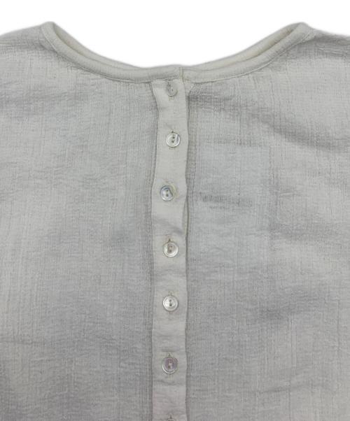 FRAMeWORK（フレームワーク）FRAMeWORK (フレームワーク) 楊柳ヘンリーブラウス ホワイト サイズ:Fの古着・服飾アイテム