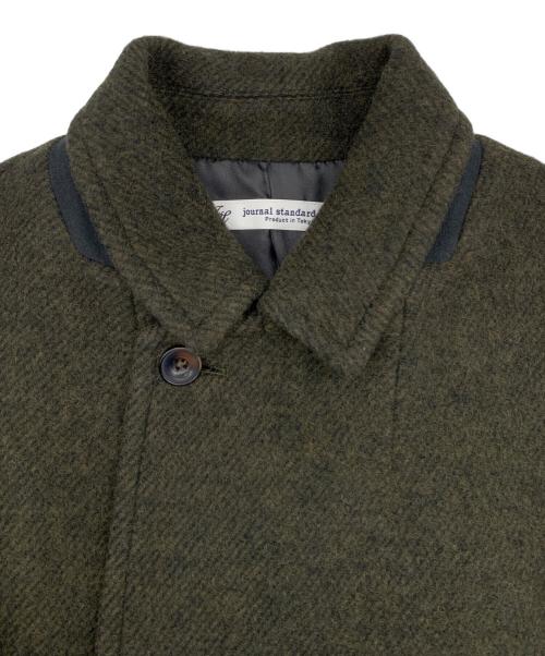 journal standard luxe（ジャーナルスタンダード ラックス）journal standard luxe (ジャーナルスタンダード ラックス) WFソフトメルトン チェスターコート オリーブ サイズ:Mの古着・服飾アイテム