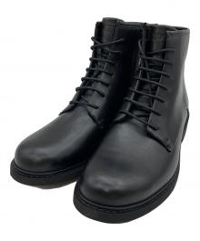 CAMPER（カンペール）の古着「フラットショートブーツ」｜ブラック