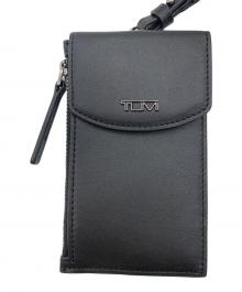 TUMI（トゥミ）の古着「BELDEN カード・ケース・ランヤード」｜ブラック