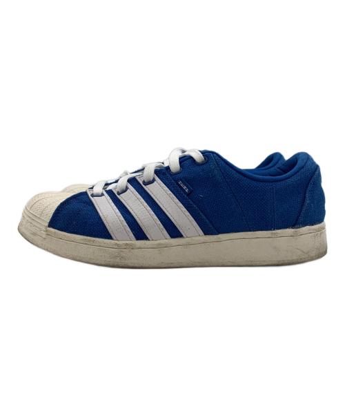 adidas（アディダス）adidas (アディダス) SST SUPERMODIFIED HEMP/スーパースター スパーモディファイド ヘンプ ブルー サイズ:28.0cmの古着・服飾アイテム