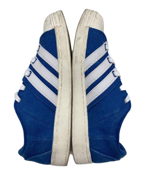 adidas（アディダス）adidas (アディダス) SST SUPERMODIFIED HEMP/スーパースター スパーモディファイド ヘンプ ブルー サイズ:28.0cmの古着・服飾アイテム