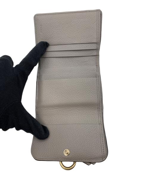 Chloe（クロエ）Chloe (クロエ) 3つ折り財布 ライトブラウンの古着・服飾アイテム