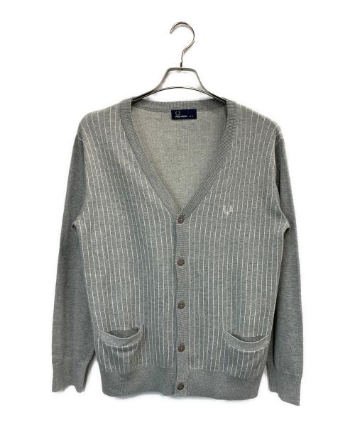 FRED PERRY（フレッドペリー）FRED PERRY (フレッドペリー) 薄手カーディガン グレー サイズ:Sの古着・服飾アイテム