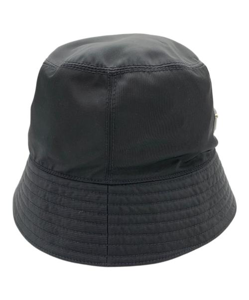 PRADA（プラダ）PRADA (プラダ) バケットハット ブラック サイズ:Sの古着・服飾アイテム