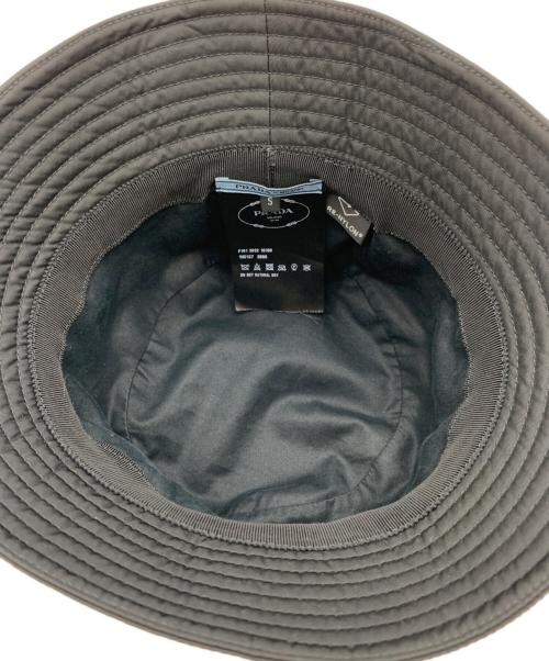 PRADA（プラダ）PRADA (プラダ) バケットハット ブラック サイズ:Sの古着・服飾アイテム