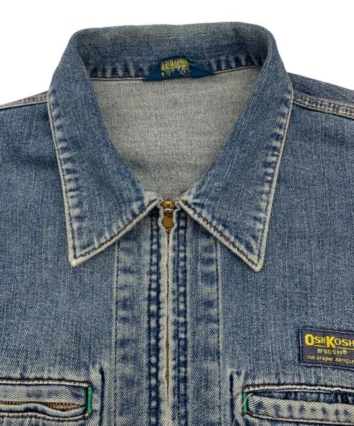 OSH KOSH（オシュコシュ）OSH KOSH (オシュコシュ) ジップアップデニムジャケット インディゴ サイズ:42の古着・服飾アイテム