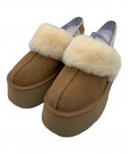 UGGアグ）の古着「Funkette/ファンケット ムートンサンダル」｜ブラウン