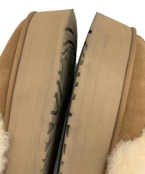 UGG（アグ）UGG (アグ) Funkette/ファンケット ムートンサンダル ブラウン サイズ:24.0cmの古着・服飾アイテム