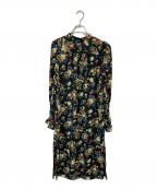 MACPHEEマカフィー）の古着「長袖ワンピース」｜ブラック×イエロー