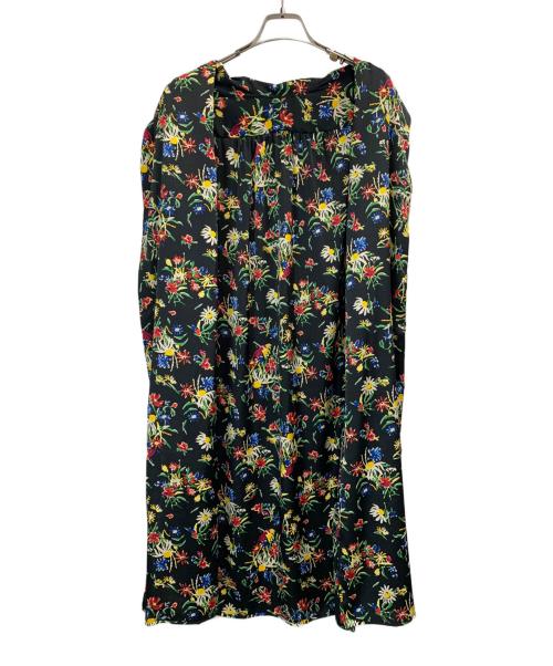 MACPHEE（マカフィー）MACPHEE (マカフィー) 長袖ワンピース ブラック×イエロー サイズ:36の古着・服飾アイテム