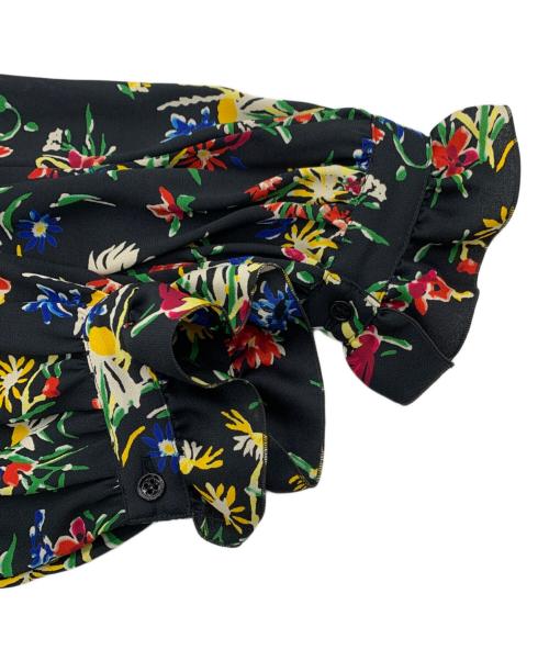 MACPHEE（マカフィー）MACPHEE (マカフィー) 長袖ワンピース ブラック×イエロー サイズ:36の古着・服飾アイテム