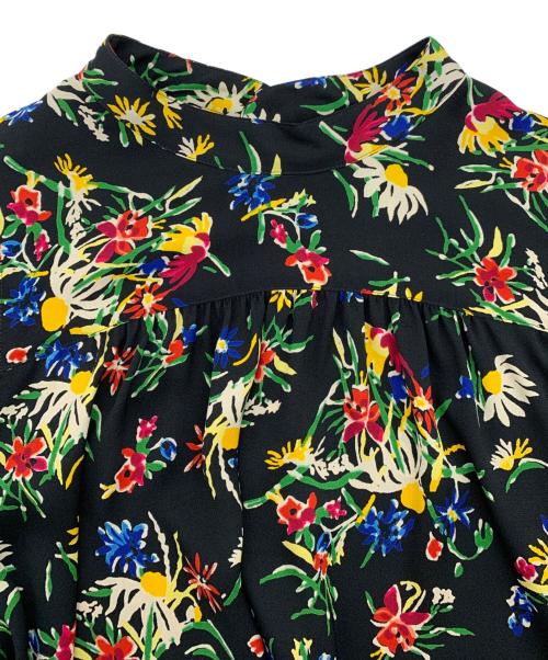 MACPHEE（マカフィー）MACPHEE (マカフィー) 長袖ワンピース ブラック×イエロー サイズ:36の古着・服飾アイテム